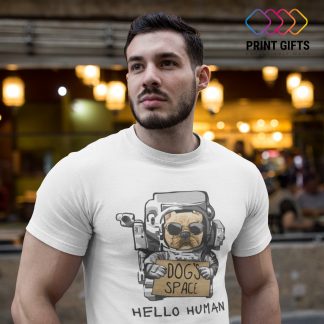 Мъжка тениска Hello Human