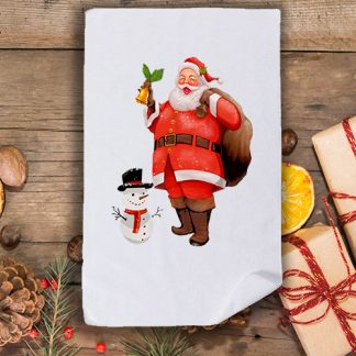 Коледна кърпа с принт Дядо Коледа