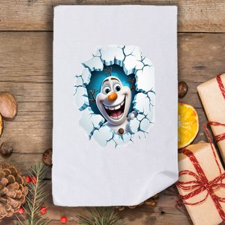 Коледна кърпа с принт снежен човек 5