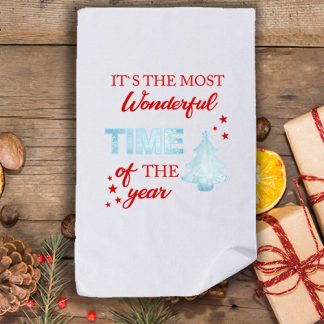Коледна кърпа с принт най-хубавото време в годината 2
