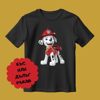 Детска Тениска Маршал, Paw Patrol. Пес патрул тениска